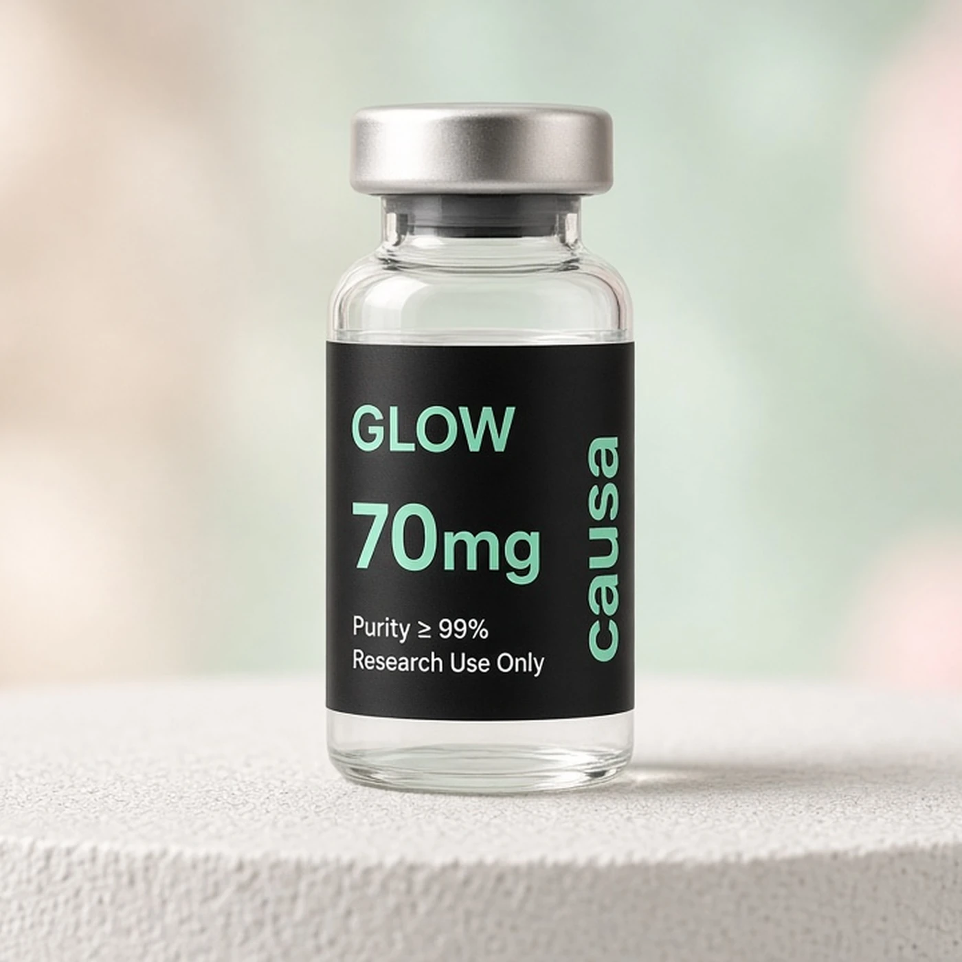 GLOW 70mg vial